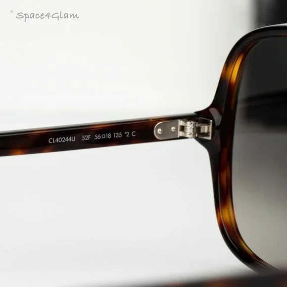 Celine Women Sunglasses Havana Gradient Brown Geometric  display picture 3